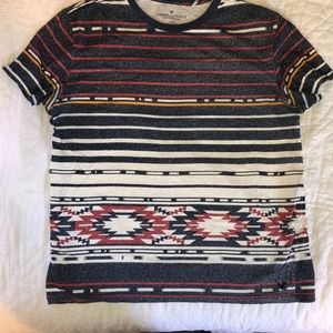 Aztec Print Athletic T-shirt